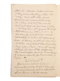 [GERONIMO] - [LATE INDIAN WARS]. DALY, Henry W. (1850-1931). Diary of Campaign against Hostile Apaches in 1885-6 with Capt. Emmet Crawford, by Henry W. Daly Pack Master. [Cheyenne, WY], 29 May 1885 to 28 March 1886.