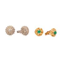 COLLECTION OF GOLD CUFFLINKS