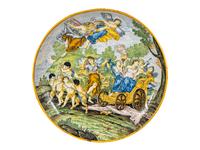 An Italian Majolica Charger — 19TH CENTURY