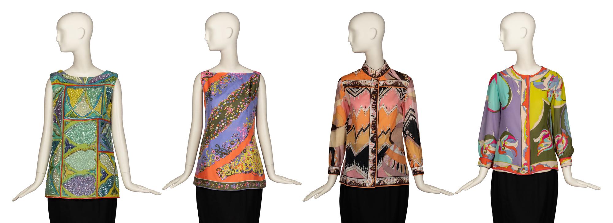 Four Emilio Pucci Tops, 1960s