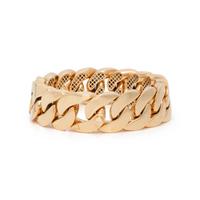 YELLOW GOLD AND DIAMOND BRACELET