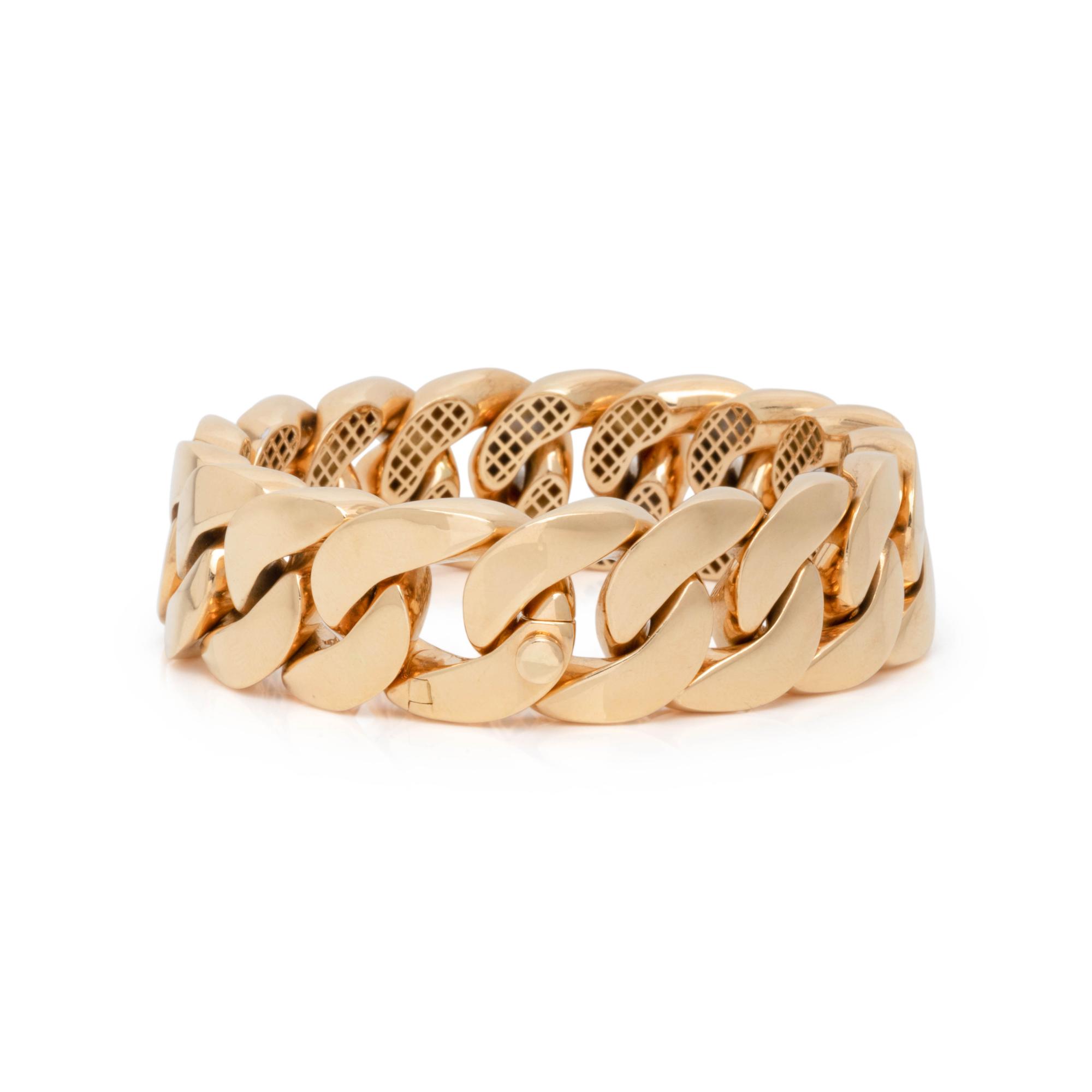 YELLOW GOLD AND DIAMOND BRACELET