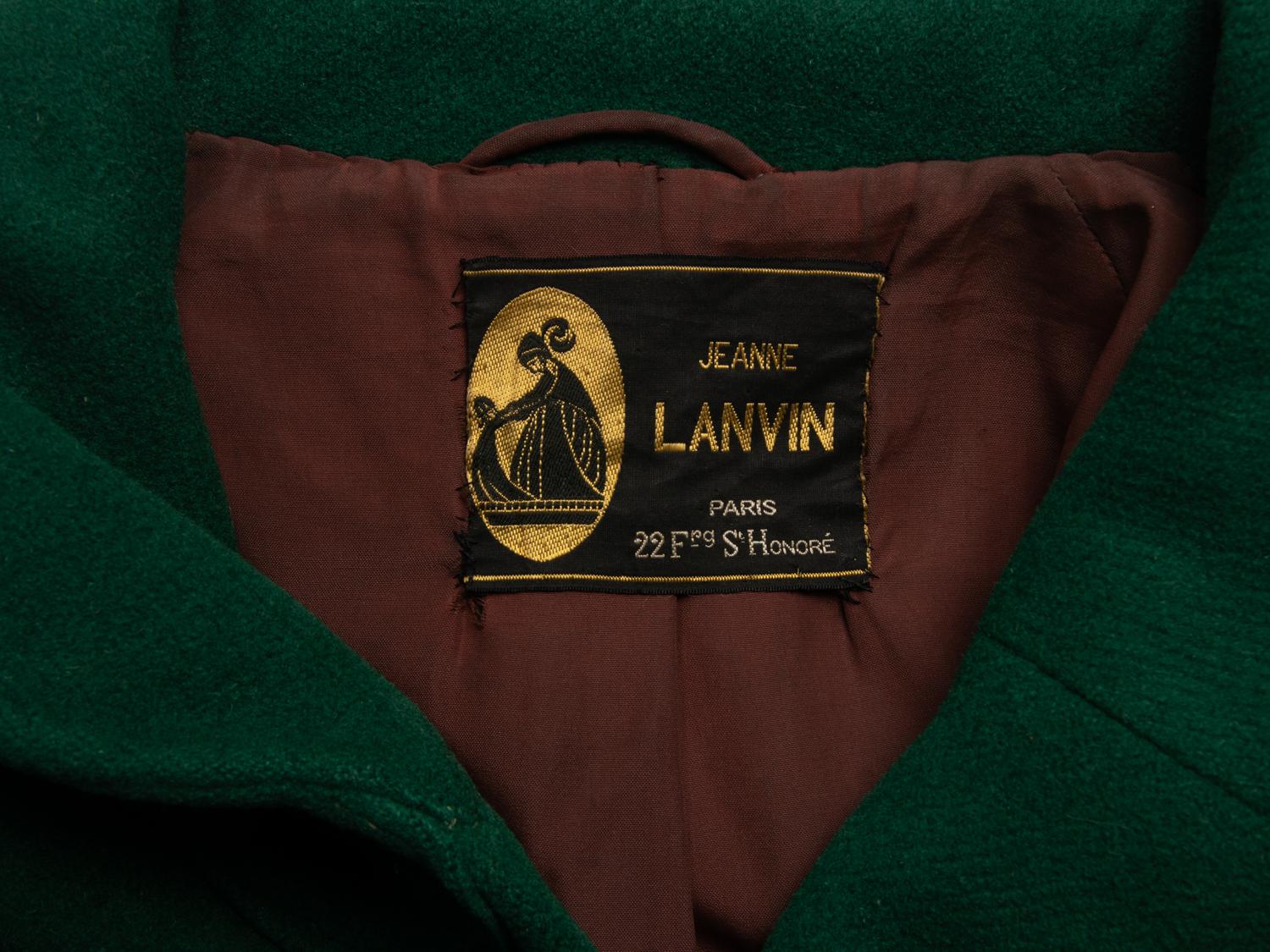 JEANNE LANVIN, HAUTE COUTURE CAPE