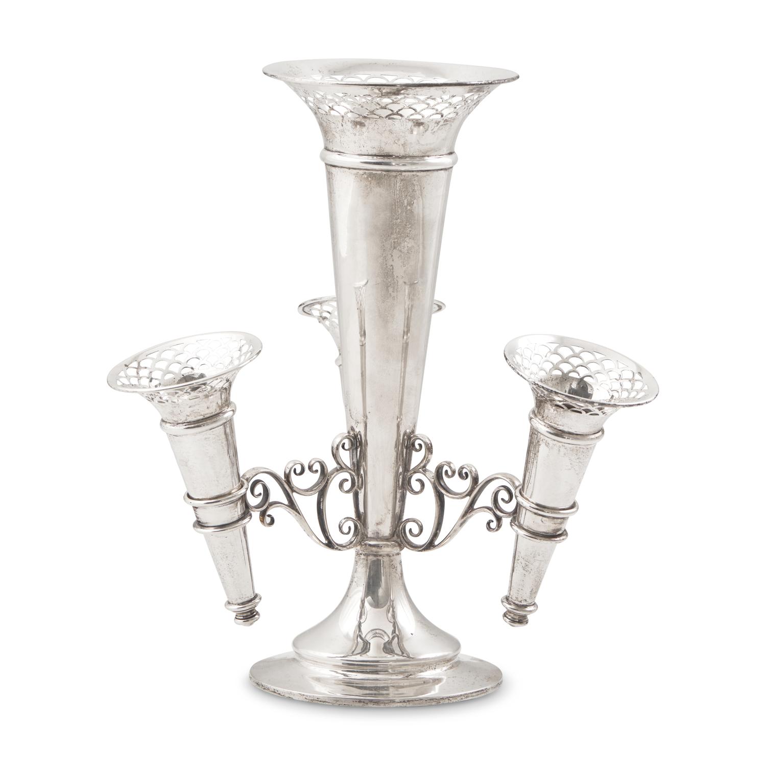 An English Silver Epergne
