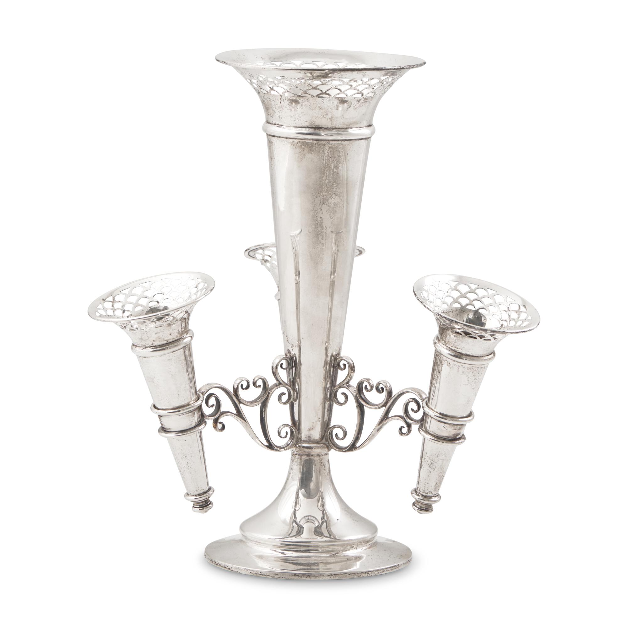 An English Silver Epergne