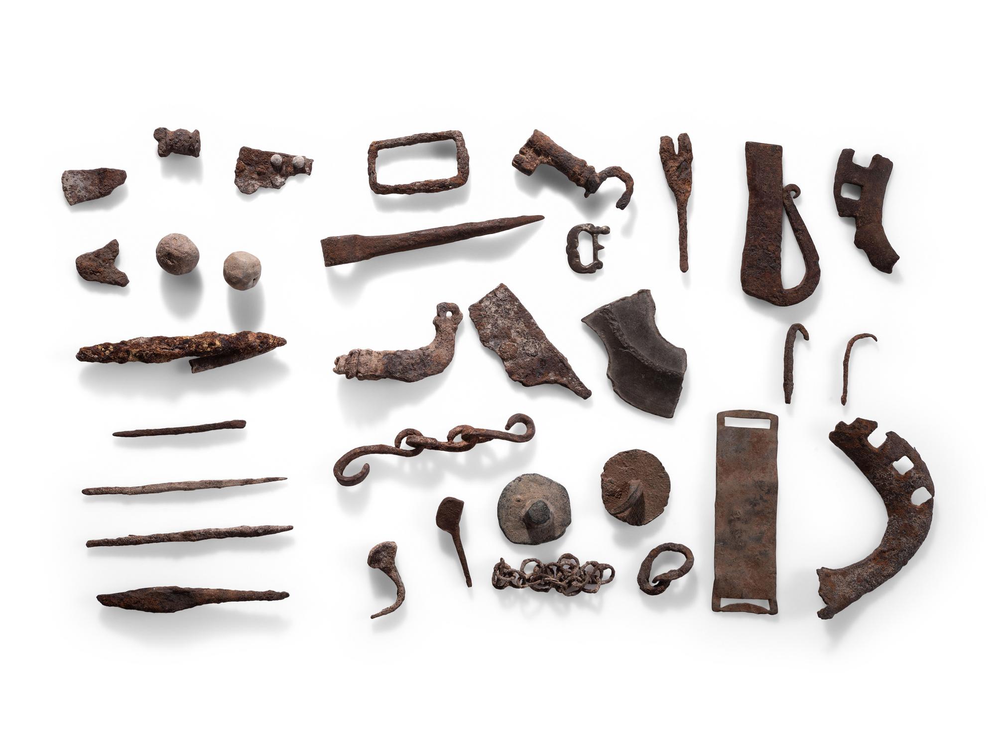 Spanish Colonial Artifacts, Found at San Lazaro Pueblo
