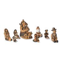 Collection of Pueblo Pottery Storytellers