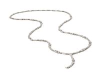 A Platinum and Diamond Longchain Lavaliere Necklace, Circa 1920, 21.20 dwts.