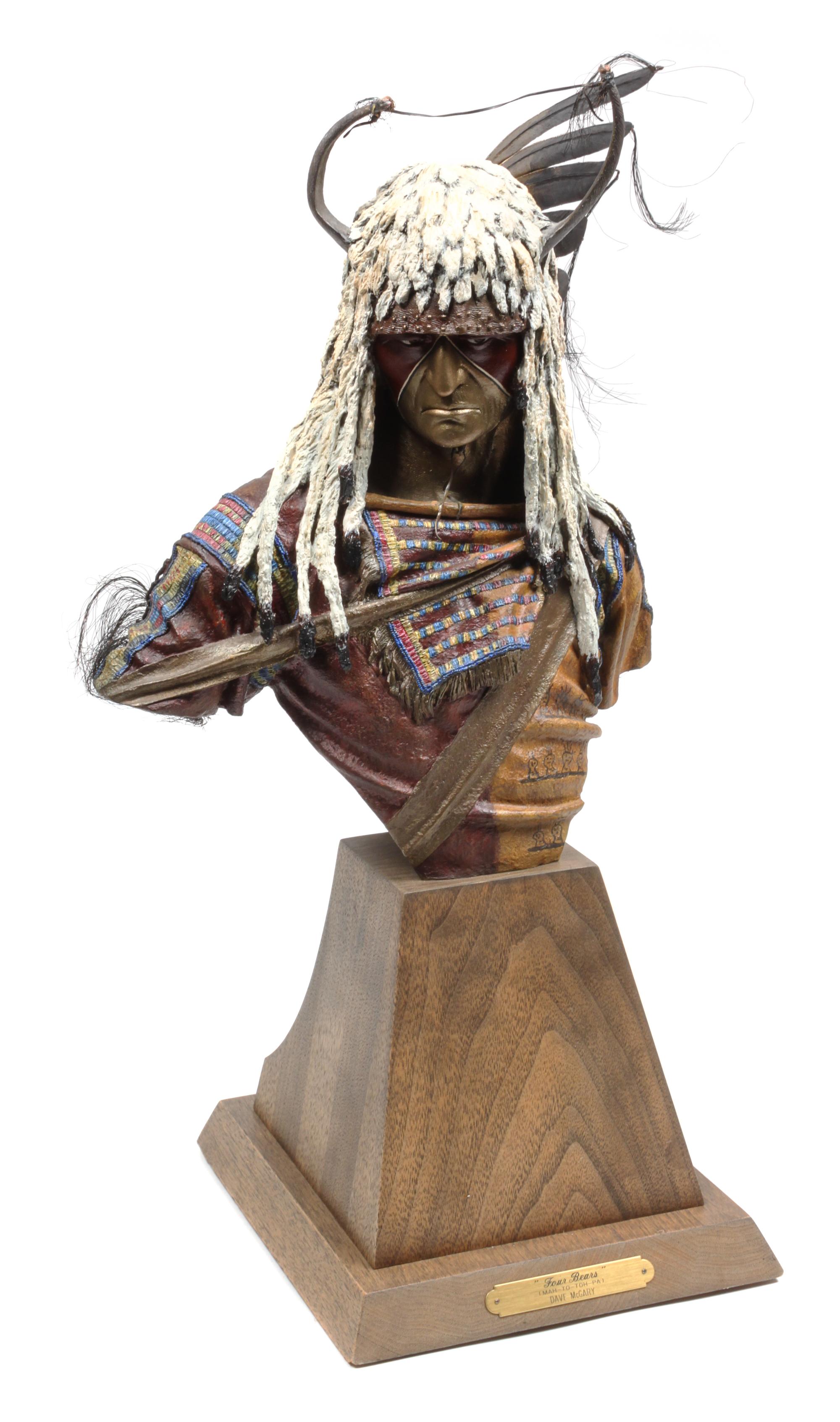 Dave McGary Height 13 1/2 x width 12 inches — (American, 1958-2013)