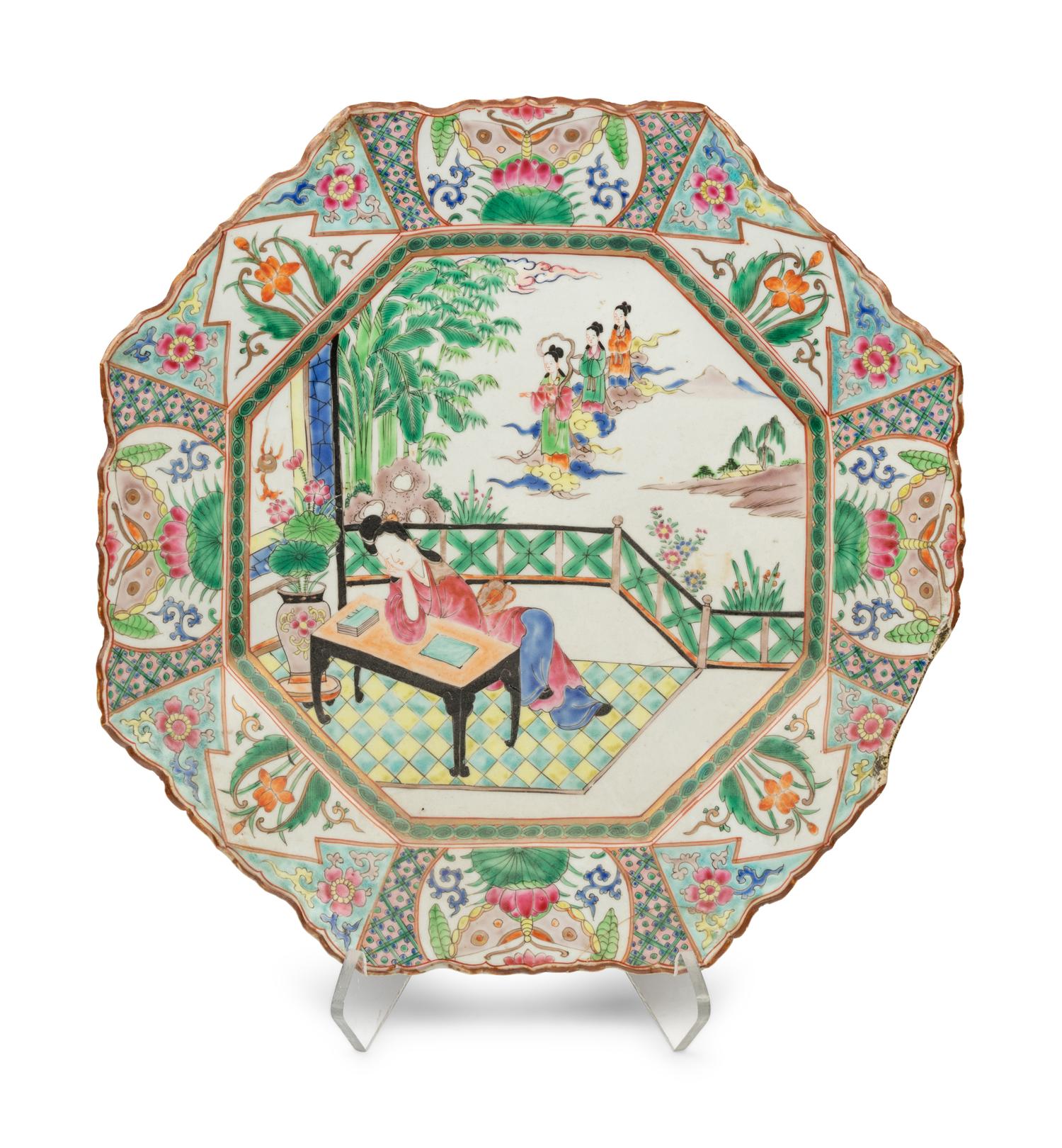A Japanese Kutani Porcelain Charger