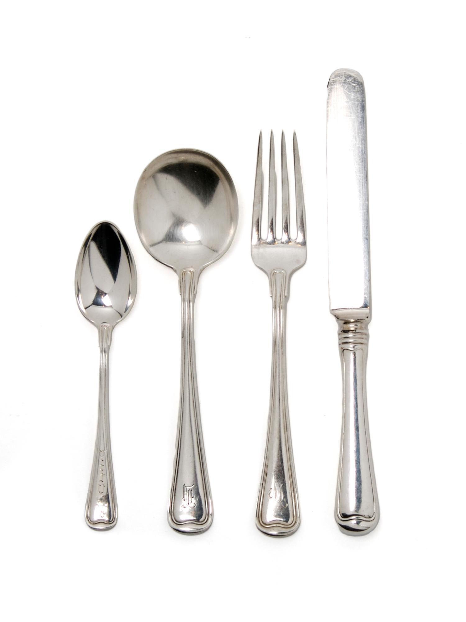 A Partial Set of American Sterling Silver Flatware, Gorham,