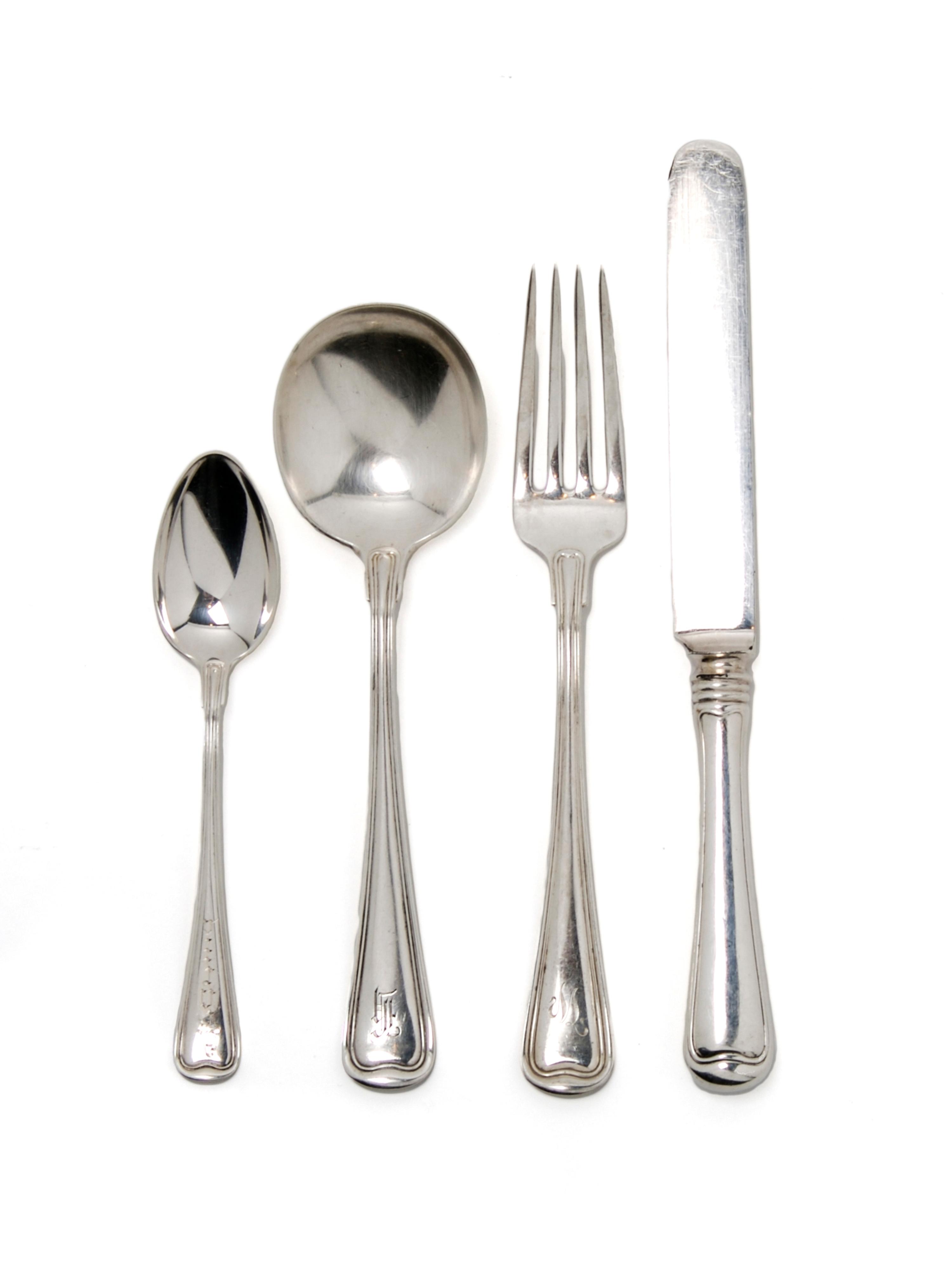 A Partial Set of American Sterling Silver Flatware, Gorham,