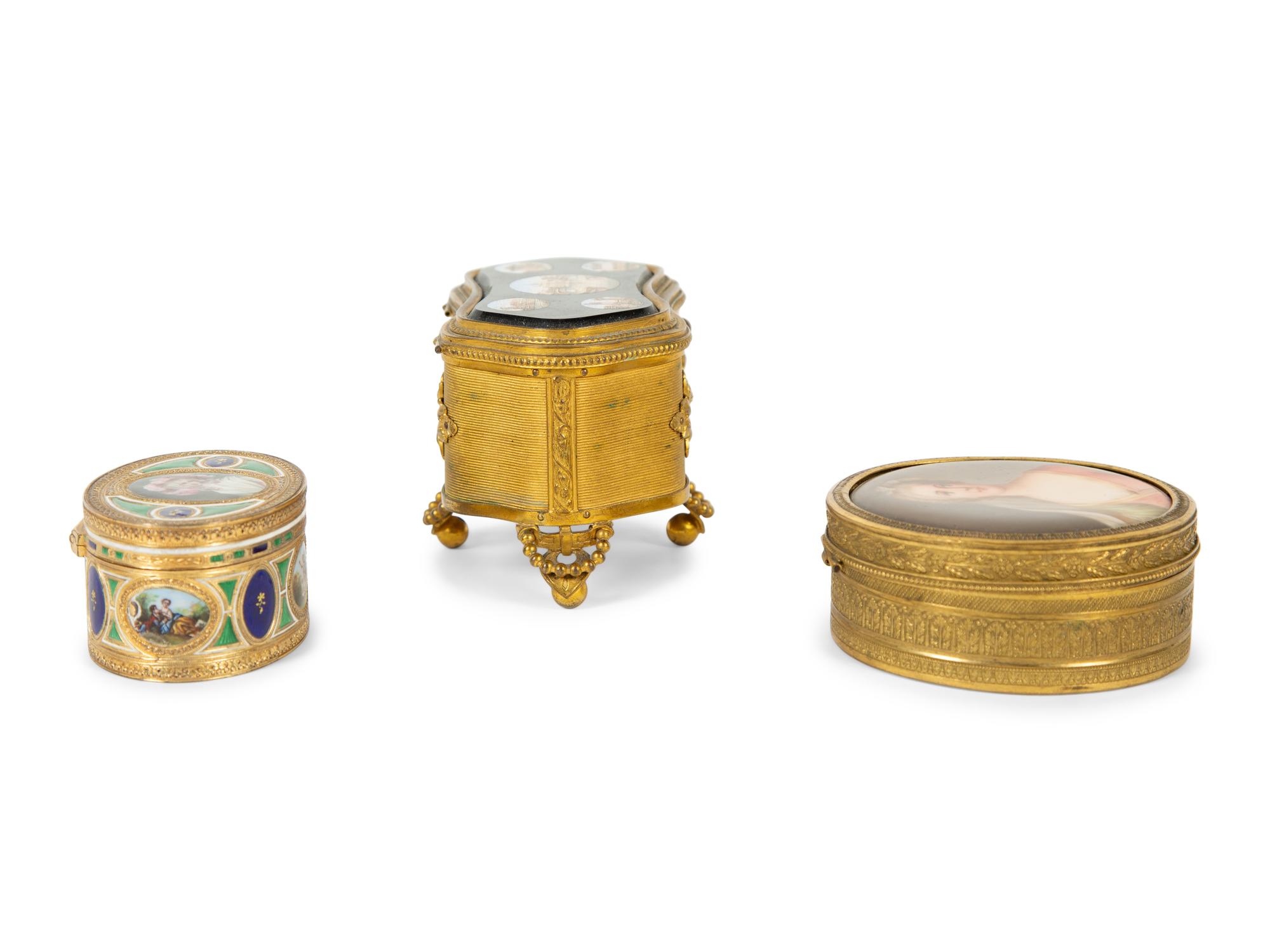 Three Continental Small Boxes
