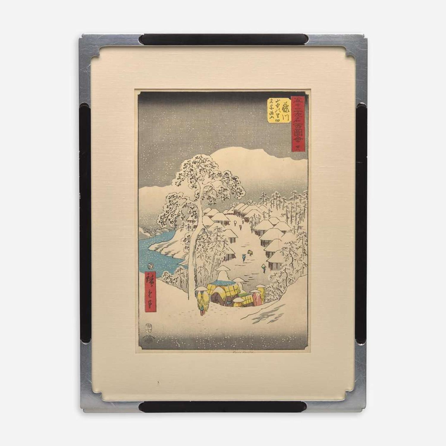 Utagawa Hiroshige 歌川広重 浮世绘一幅 (Japanese b.1797-d.1858)