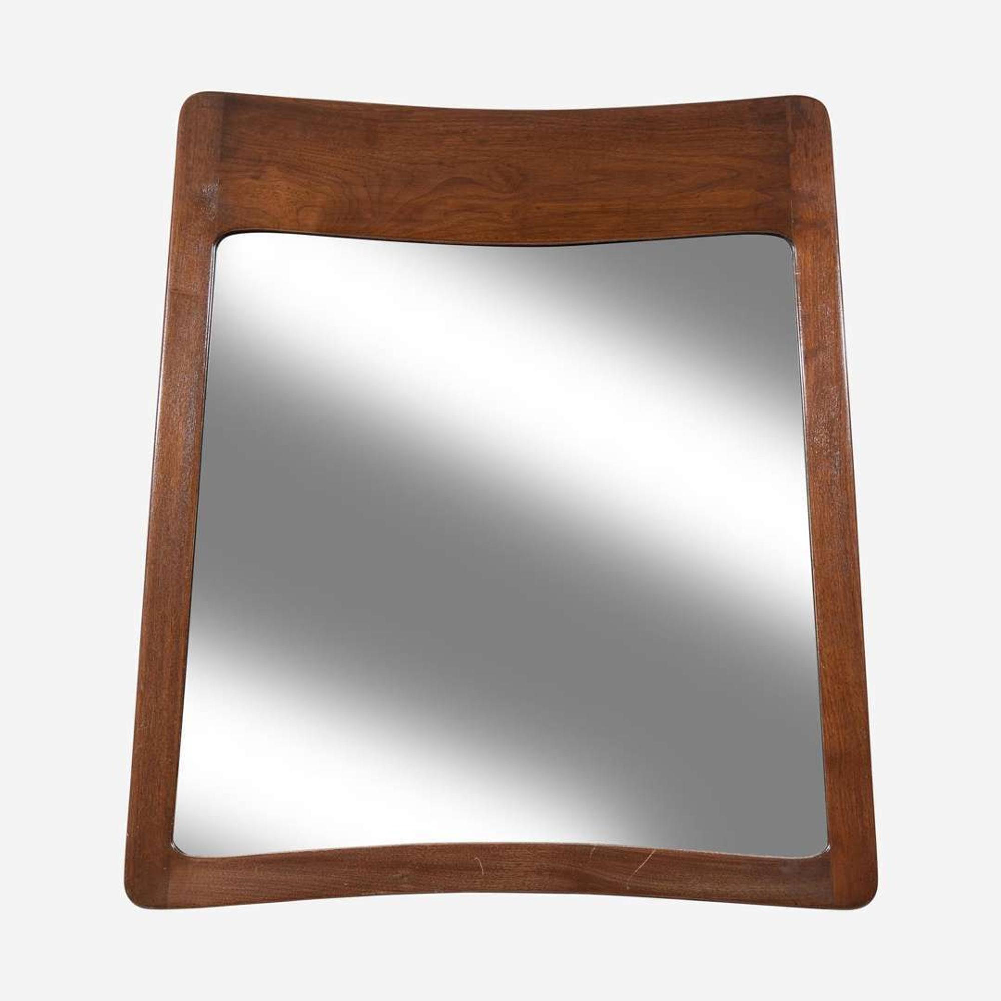 Attributed to Jens Risom (Danish-American, 1916-2016) Wall Mirror, USA, circa 1960