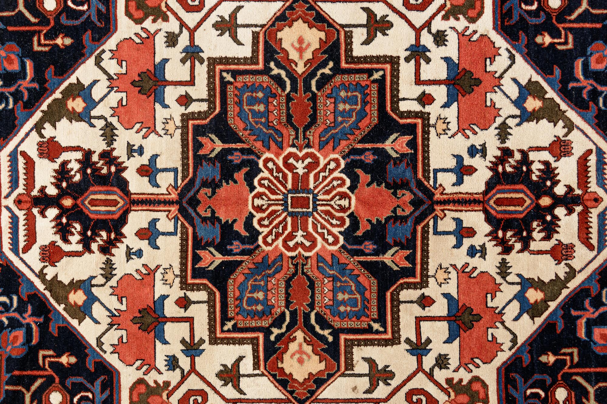 A Heriz Wool Rug