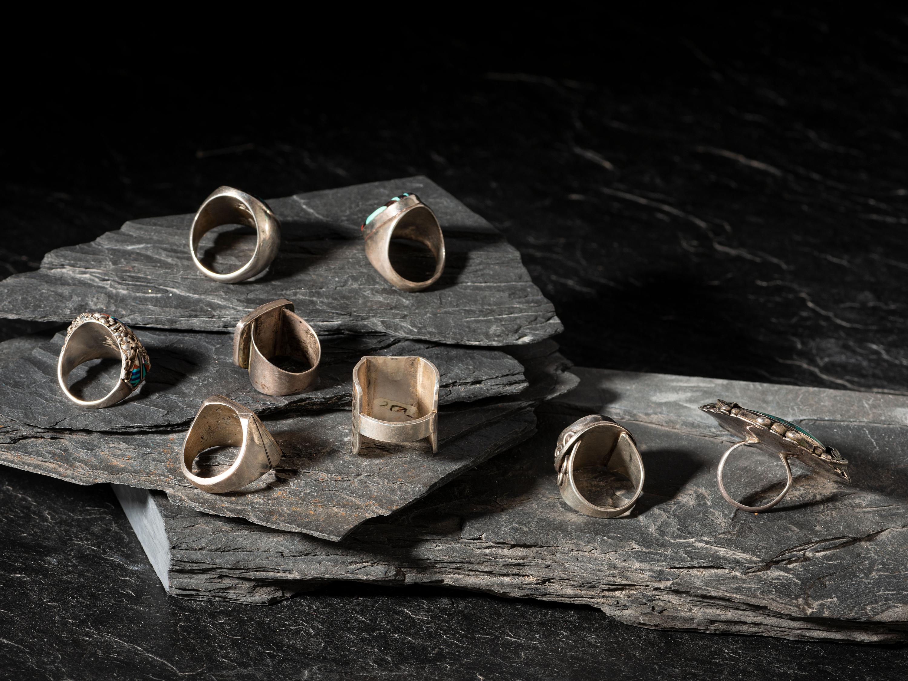 Navajo, Zuni, and Hopi Rings