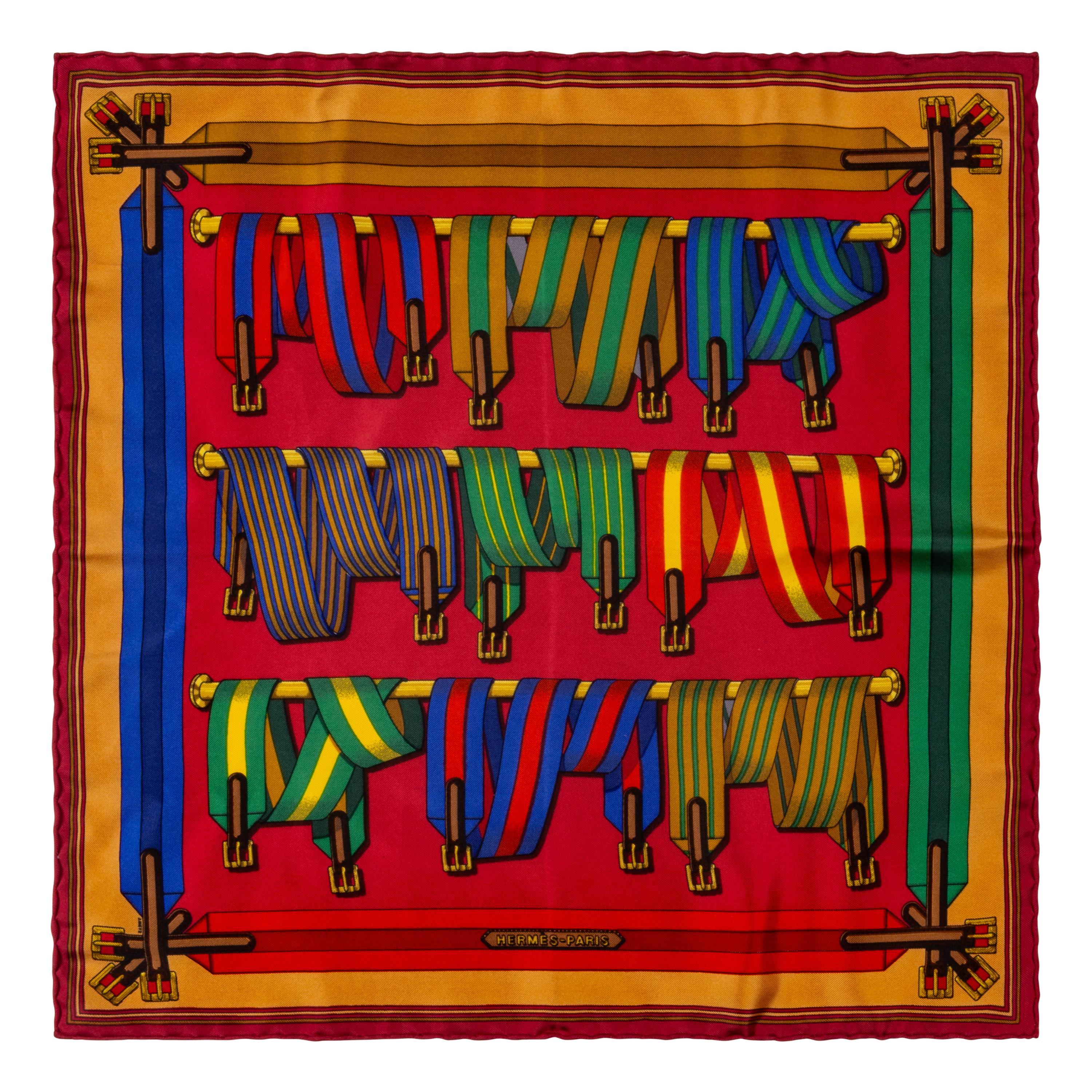 Three Hermès Scarves