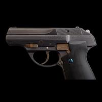 *Norton DP-75 Experimental Pistol in Custom Case with Miniature by Raymond Hutchens