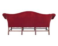 A George III Camel-Back Upholstered Sofa