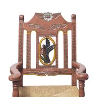 MacKenzie Childs 20th Century — A set of seven armchairs, c. 1983
