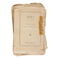 Sinclair, Upton (1878-1968). Pre-publication sheets and galley proofs for Oil! Pasadena: published by the author, 1926.