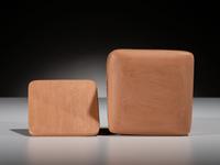 Micaceous Tan and Red Pottery Box, Elemental Wind