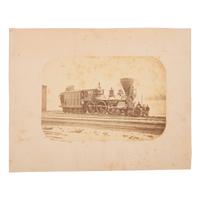 [Early Photography] G roup of 24 Photographs and Ephemera with Railroad Interest