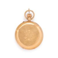 18K YELLOW GOLD DEMI-HUNTER POCKET WATCH