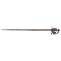 Scottish Brass Basket Hilted Broadsword