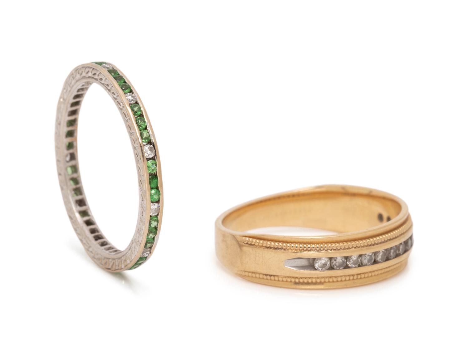 COLLECTION OF DIAMOND RINGS