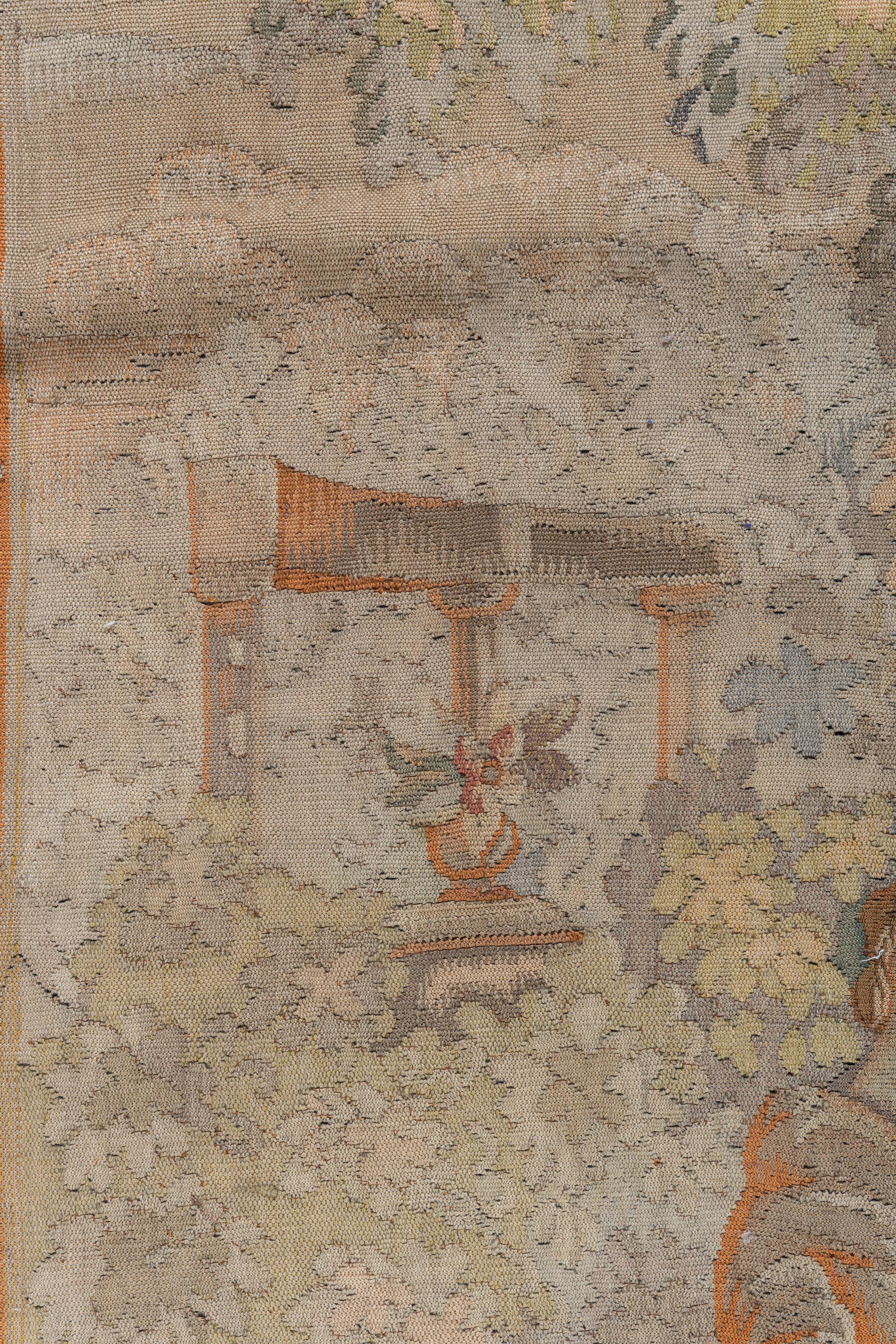 A Continental Wool Tapestry