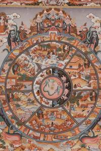 A Tibetan Thangka of a Mandala