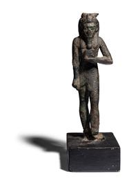 An Egyptian Bronze Figure
