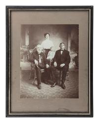 [CIVIL WAR]. A group of 5 items identified to Private Reuben Morris (3), 4th Iowa Cavalry, and John Spence, 24th Kentucky Infy., DOW, incl. photographs and documents.