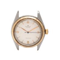 ROLEX, REF. 5025 STAINLESS STEEL AND YELLOW GOLD 'OYSTER PRECISION' WATCH