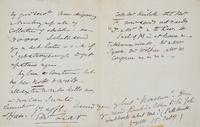 [Presidential] [Roosevelt, Franklin D.] Perkins, Frances. Draft Autograph Letter