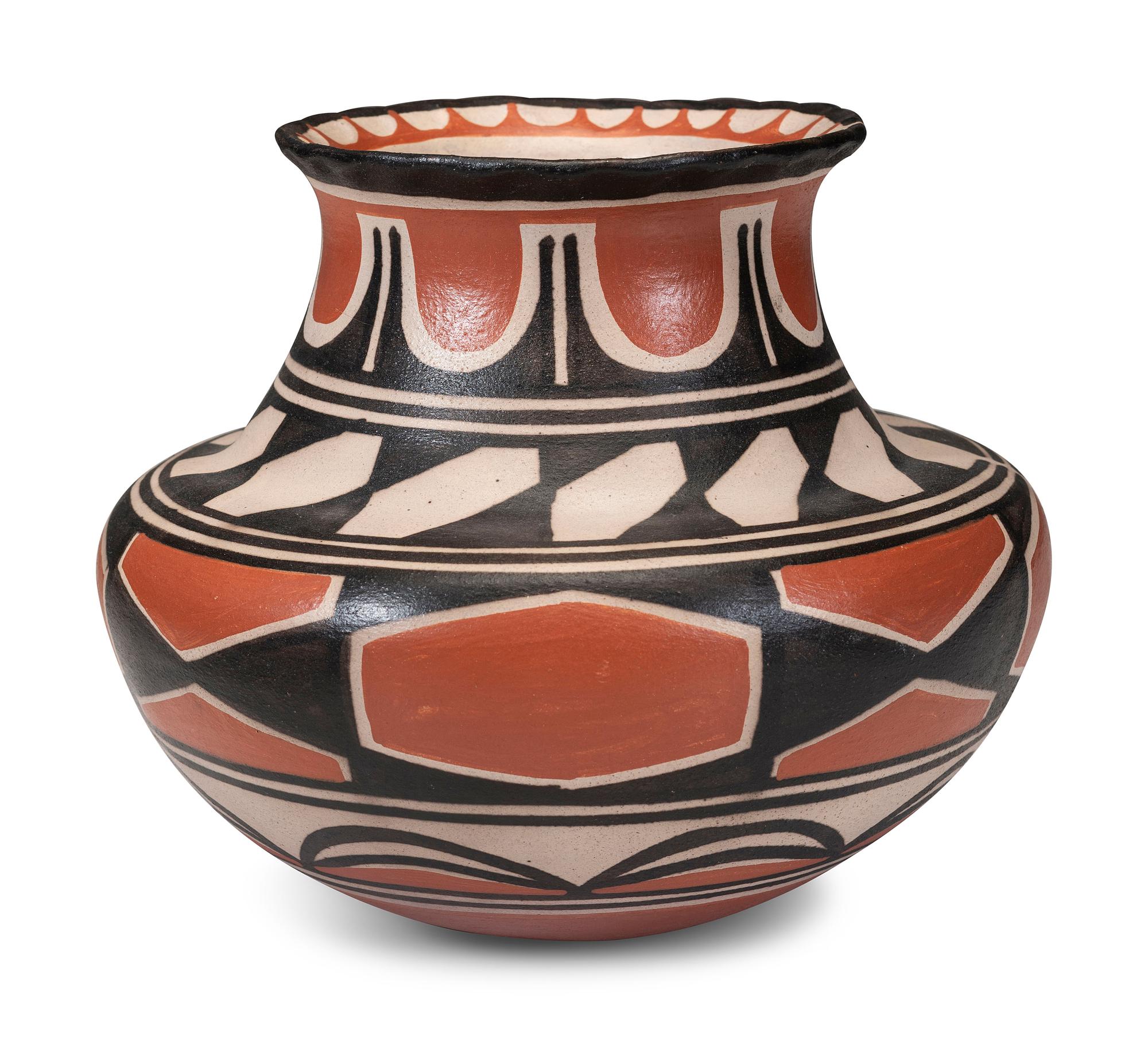 Polychrome Pottery Jar