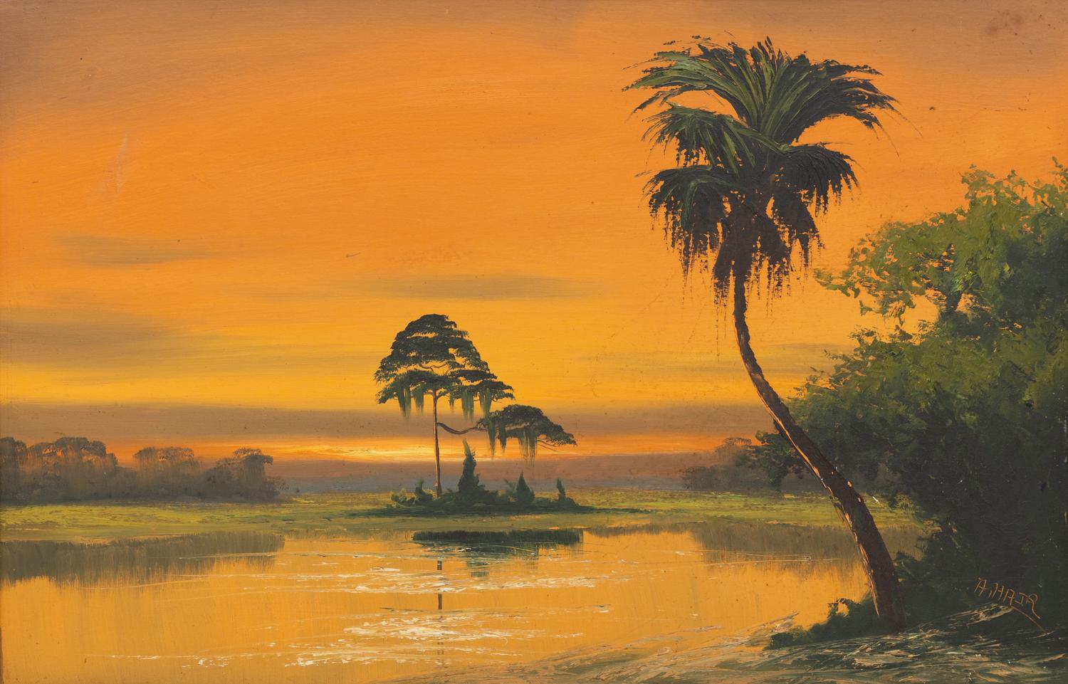 Sunset over the Lagoon