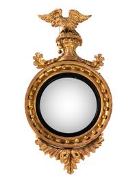 A George III Giltwood Bull's-Eye Mirror