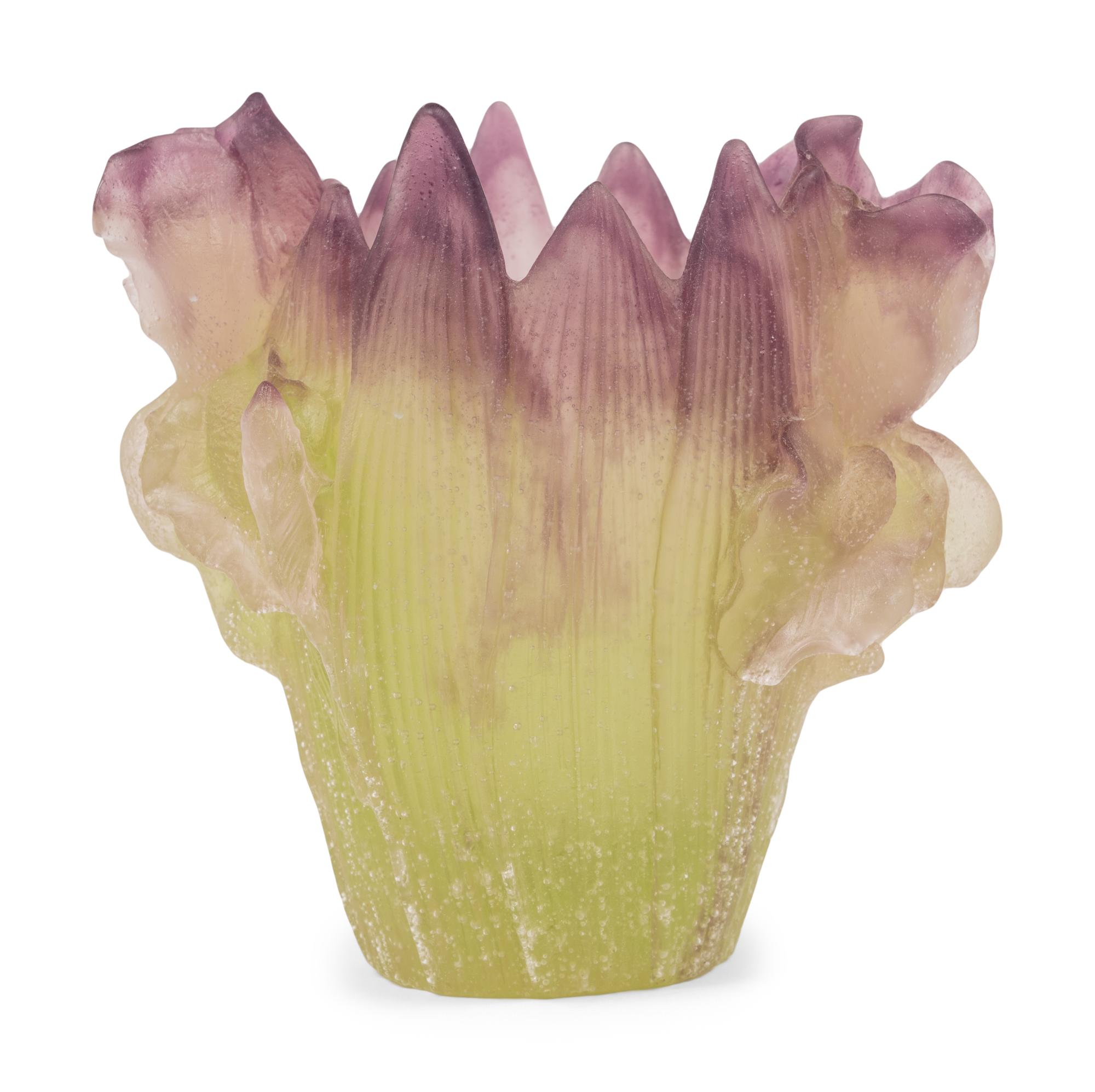 A Daum Pate-de-Verre Vase