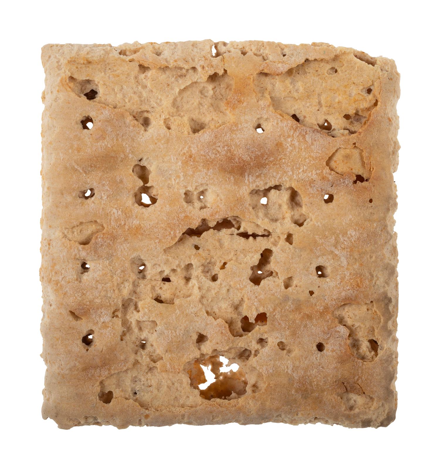 [CIVIL WAR]. A piece of hardtack.