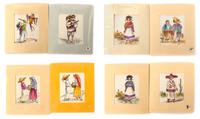 Artist Unknown, (20th Century), Figural Scenes (eight works)