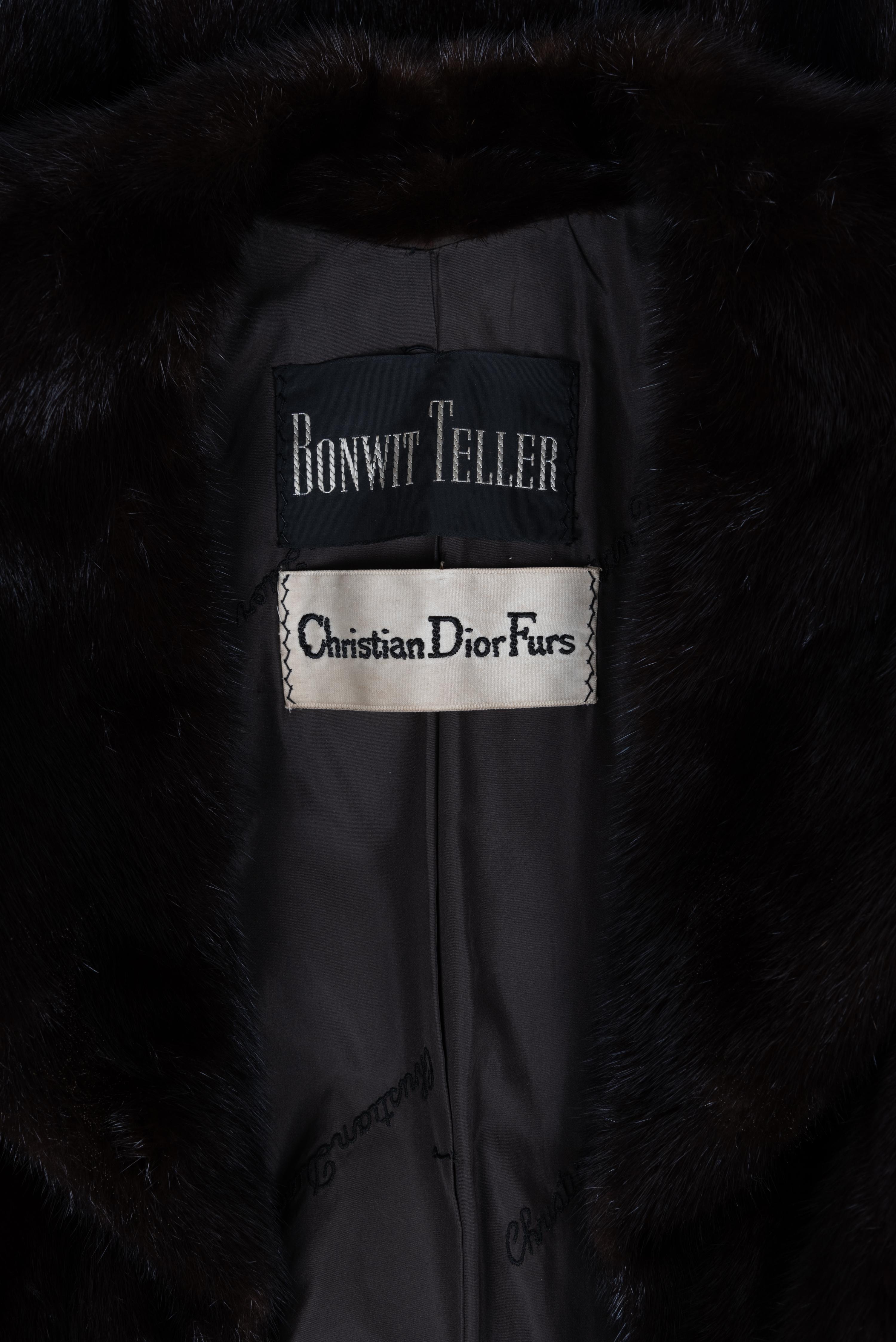 Christian Dior Furs Ranch Mink Coat