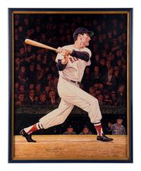 A Group of Armand LaMontagne Boston Red Sox Artworks Featuring Ted Williams and Carl Yastrzemski