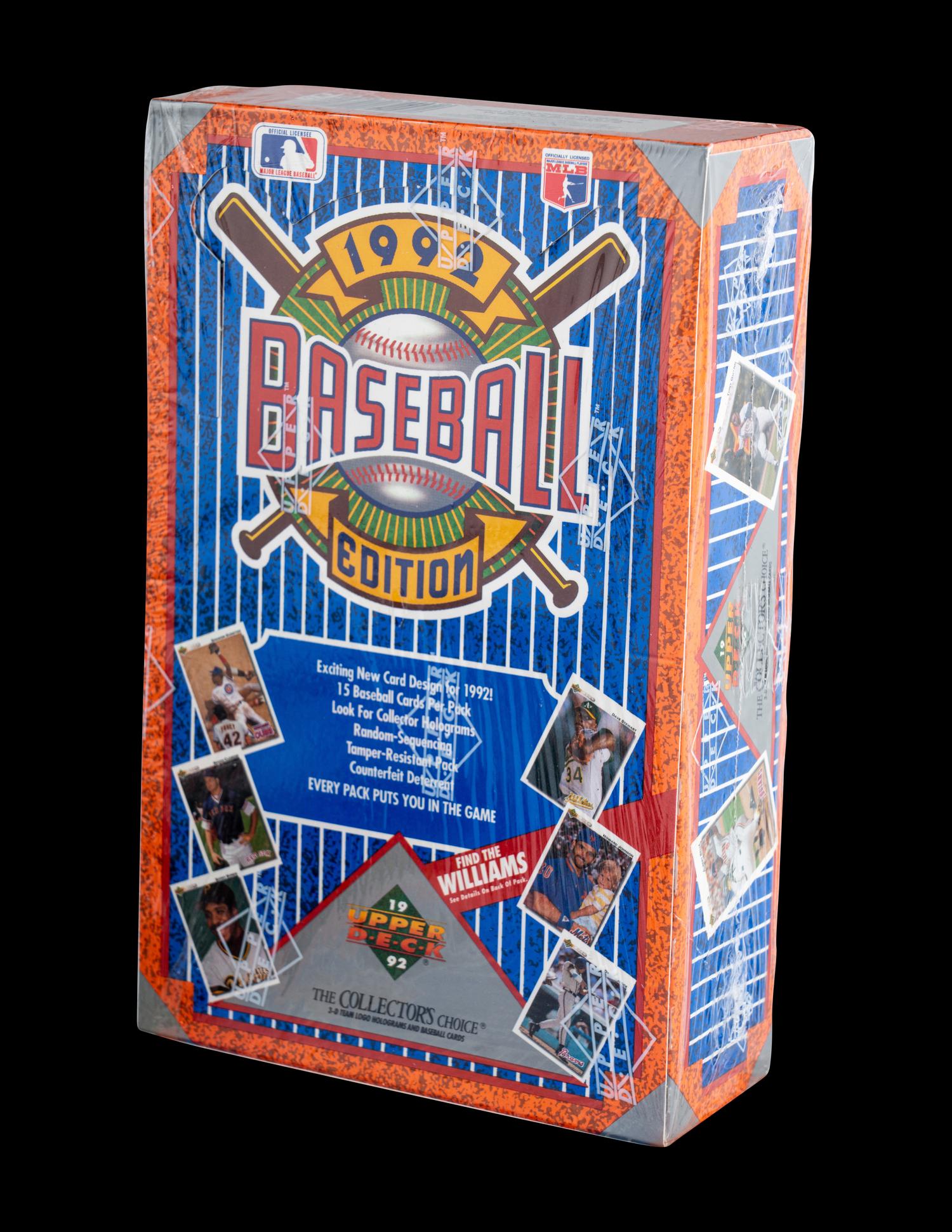 A Large Group of Unopened Baseball Card Material,