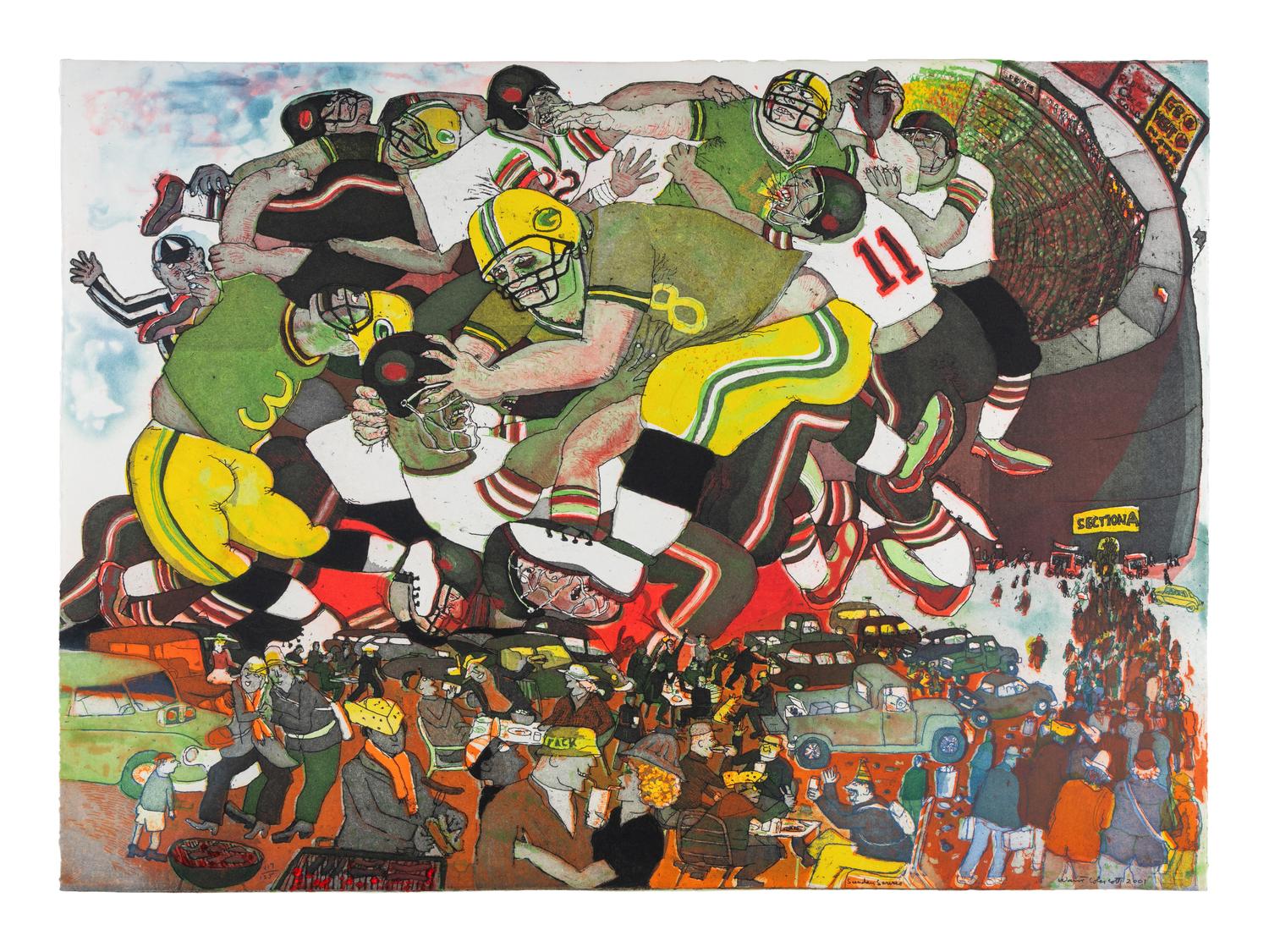The Wisconsin Sesquicentennial Portfolio (complete portfolio of 17 works by 15 artists with portfolio case), 2001