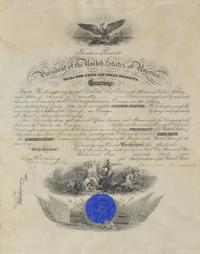 [Presidential] Roosevelt, Theodore. Signed Military Commission
