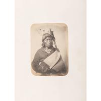 Joel Whitney, Exceptional Album Containing Large Format Photographs of Sioux Involved in the 1862 Minnesota Uprising