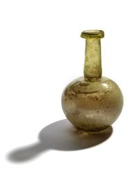 A Roman Glass Spherical Bottle
